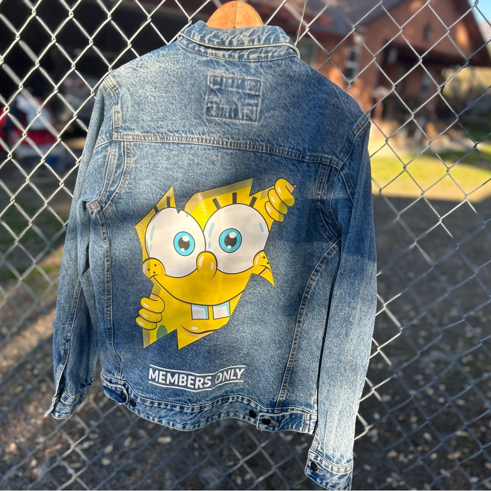 Members Only Blue Denim Jacket - Picture 3 of 5